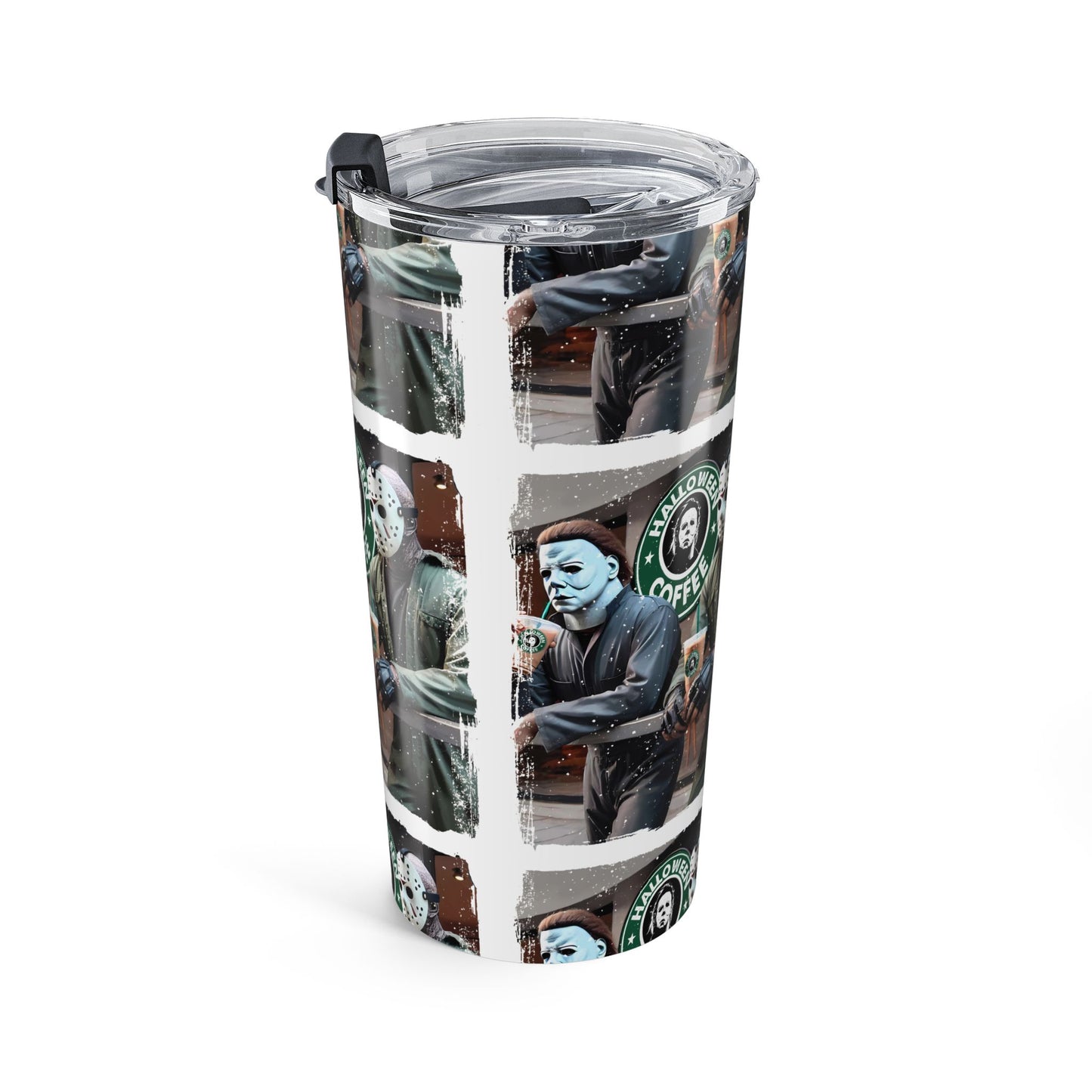 Halloween coffee tumbler.