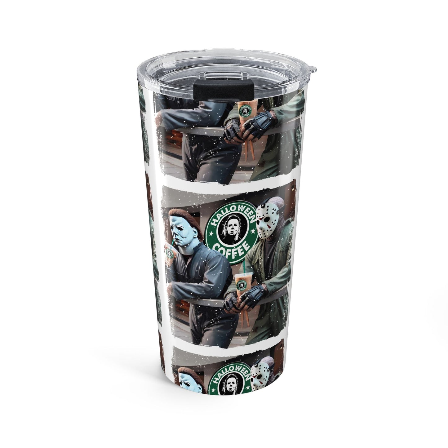 Halloween coffee tumbler.